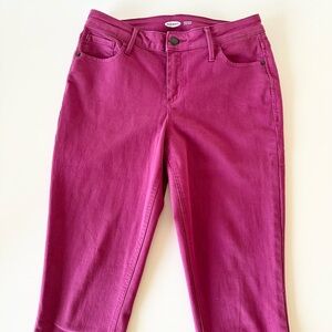 Old Navy Women’s Magenta Skinny Jeans Size 28 6